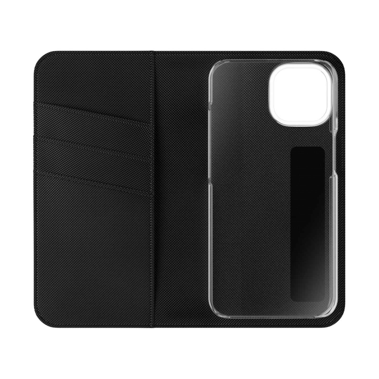 Christian Flip Phone Case — "Jesus Is My Lord and Savior" Purple Bow Plaid Wallet