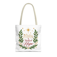 Load image into Gallery viewer, "A Thrill of Hope" Tote Bag