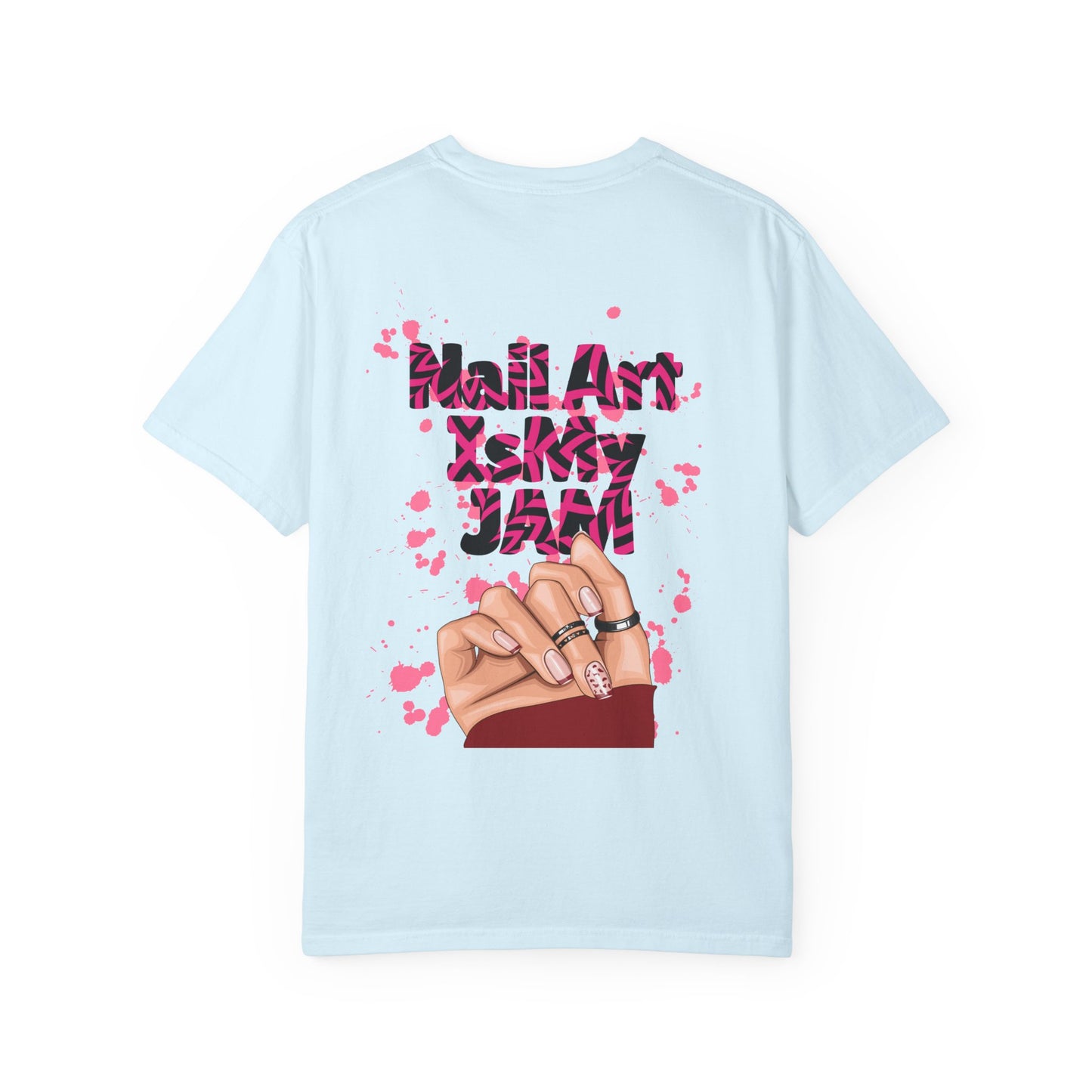 Nail Art Jersey T-Shirt — Graphic Nail Salon Design