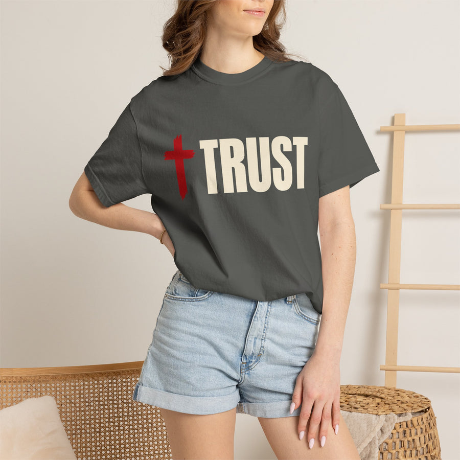 Trust Cross T-Shirt — Christian Faith Graphic Tee