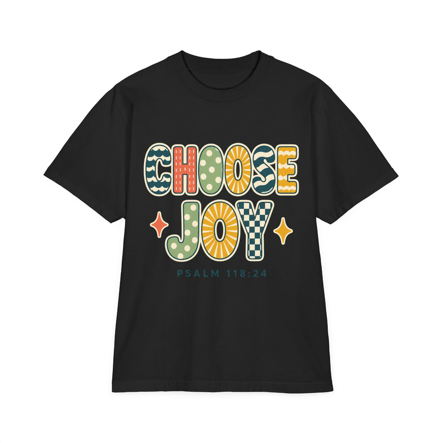 Choose Joy T-Shirt — Retro Psalm 118:24 Christian Tee