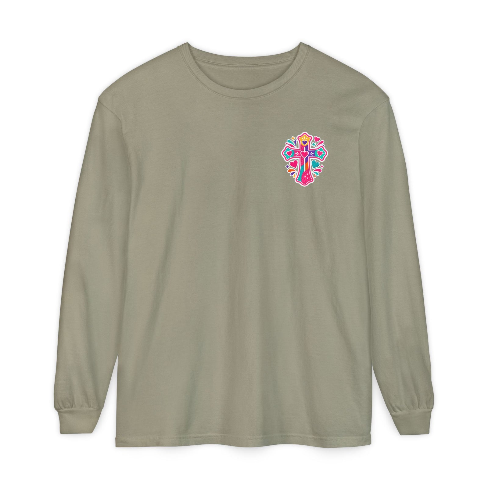 Unisex Garment-dyed Long Sleeve T-Shirt