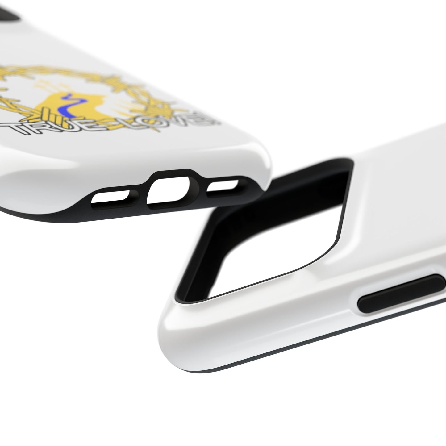 Impact-Resistant Phone Case — 'True Love' Crown of Thorns Faith Design