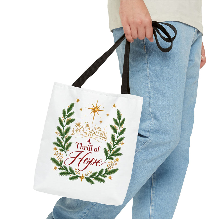 A Thrill of Hope Christmas Tote