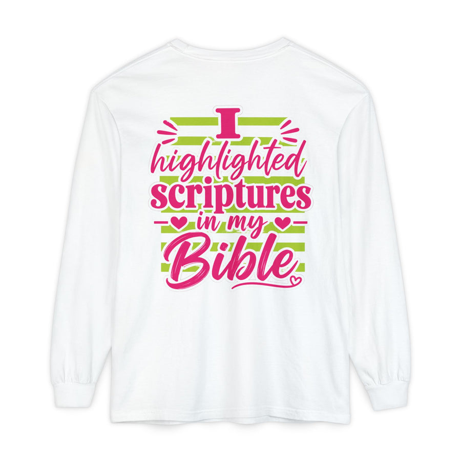Unisex Garment-dyed Long Sleeve T-Shirt