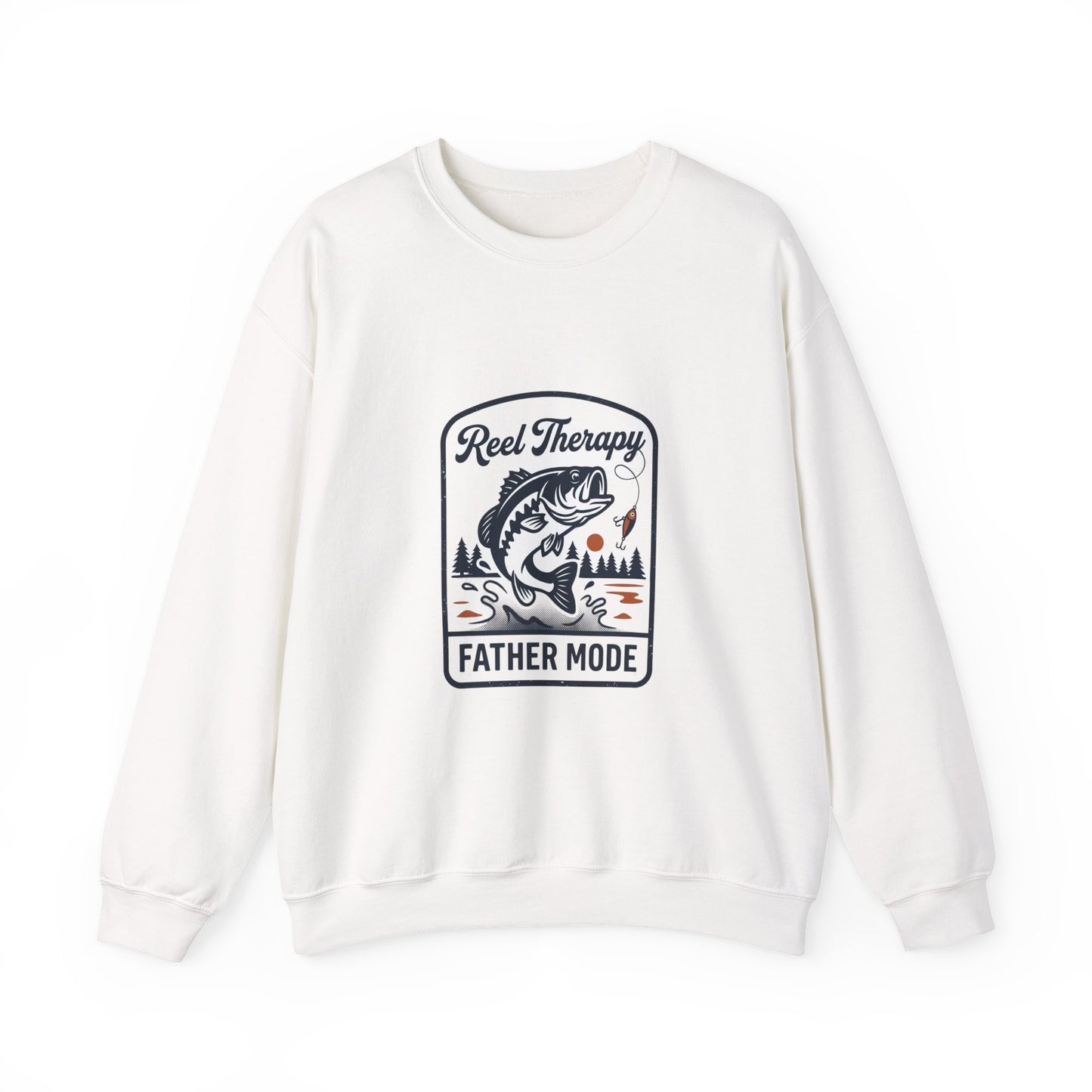Reel Therapy Fishing 'Father Mode' Sweatshirt | Father's Day Retro Dad