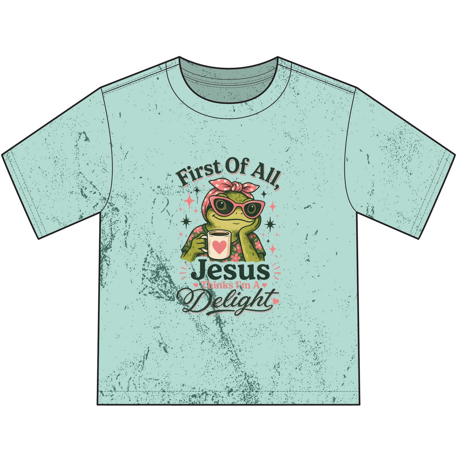 Kids "First Of All Jesus Thinks I’m A Delight" Frog T-Shirt