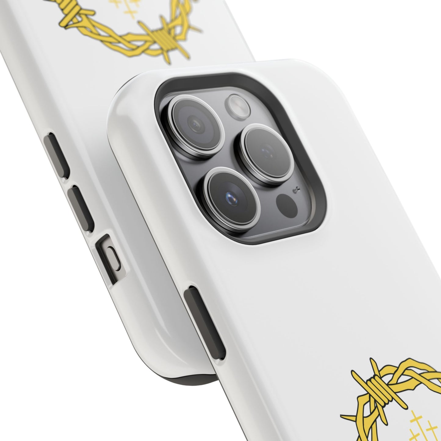 Impact-Resistant Phone Case — 'True Love' Crown of Thorns Faith Design