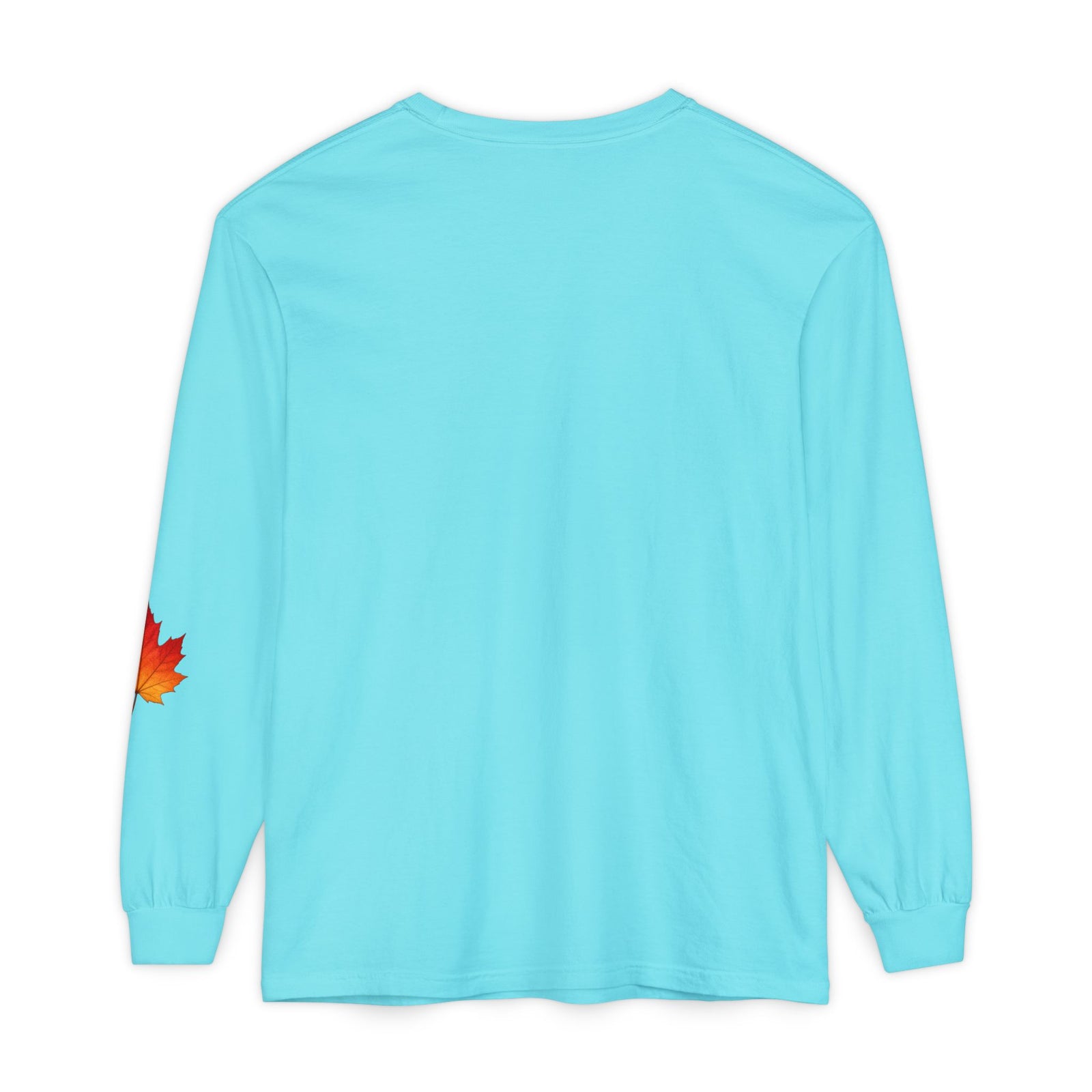 Halloween Pumpkin Long Sleeve Tee — Colorful Jack-O'-Lantern Graphic