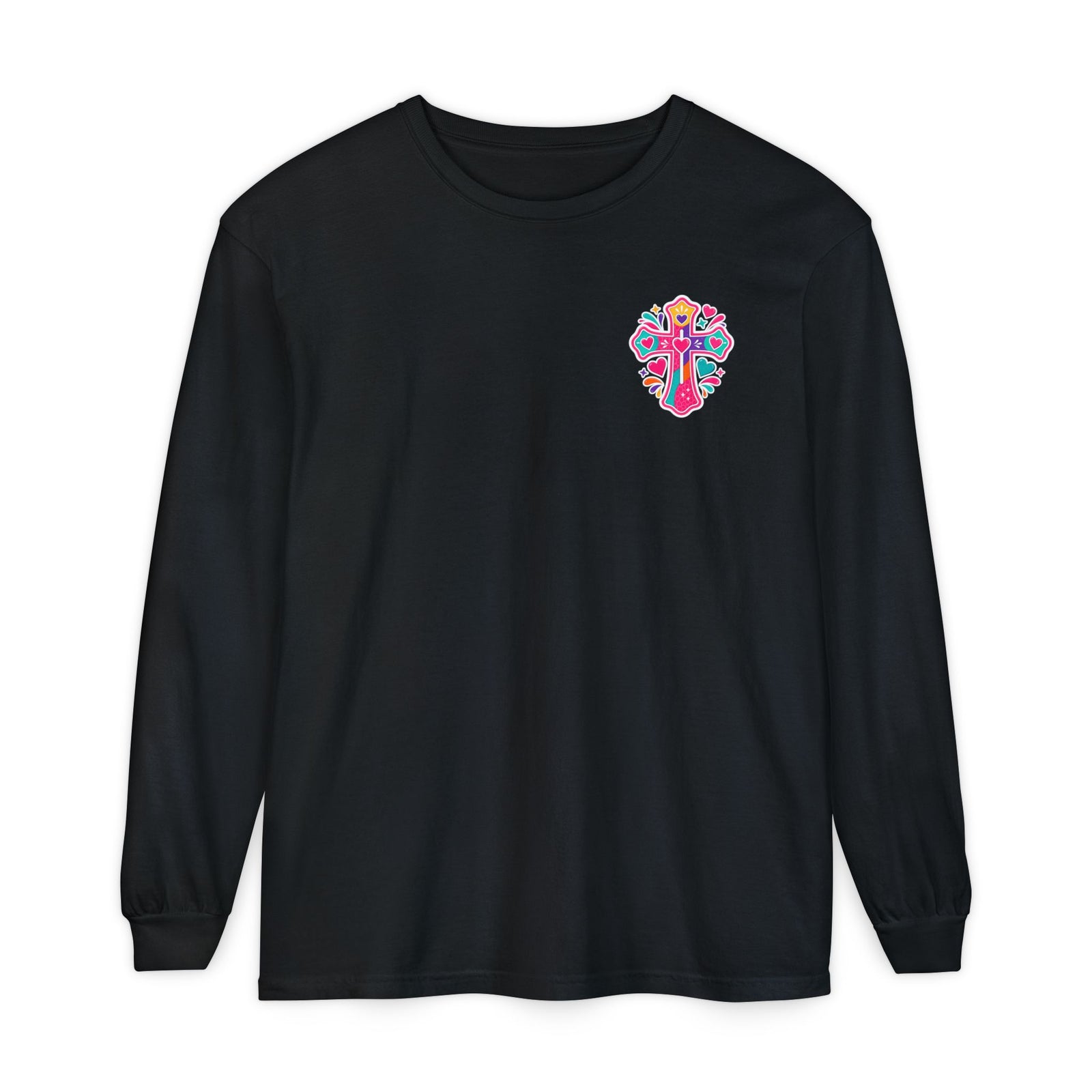 Unisex Garment-dyed Long Sleeve T-Shirt