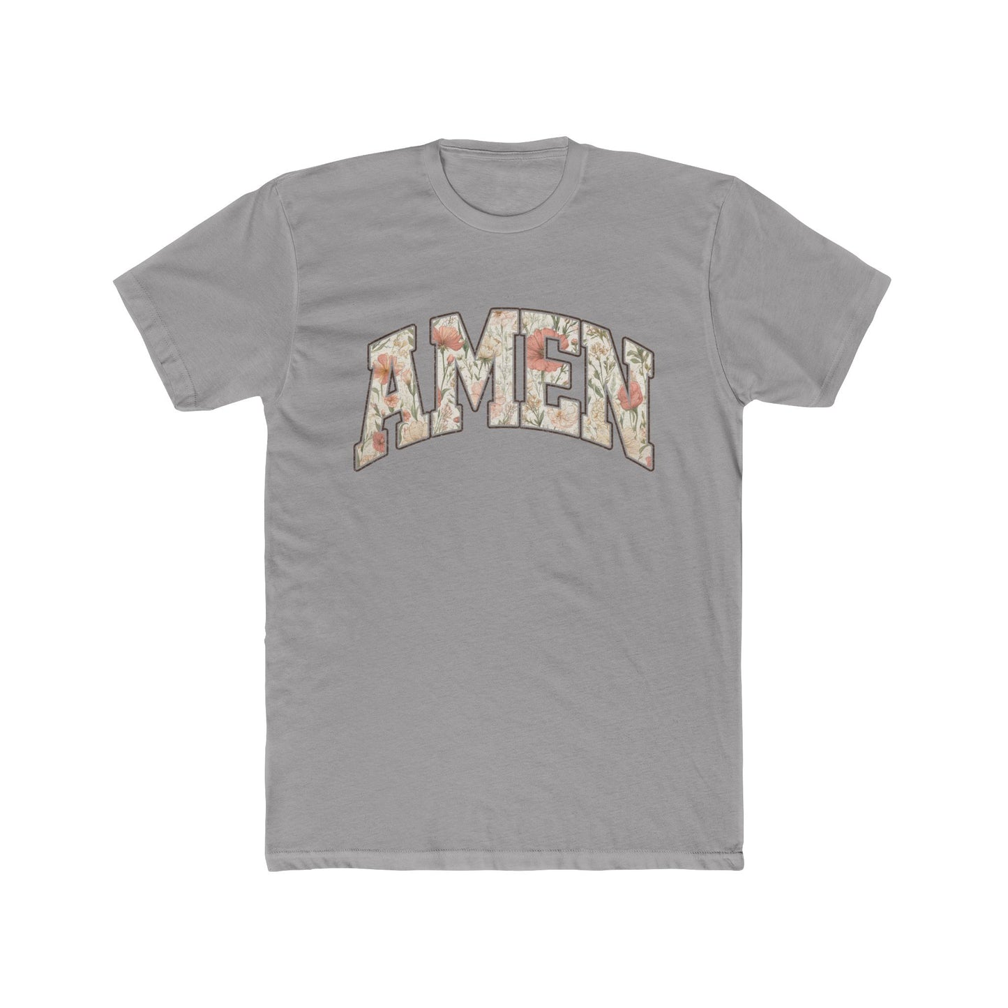 Amen Floral T-Shirt — Vintage Floral "AMEN" Graphic Tee