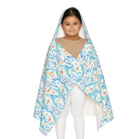 Load image into Gallery viewer, Youth Hooded Towel -Crosses and Fish