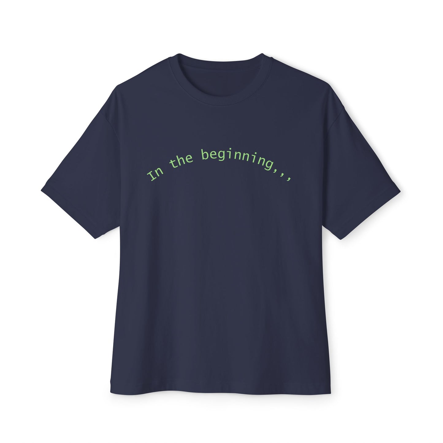 T-Shirt — "God Created" Earth Graphic Tee (Eco, Faith & Nature Love)