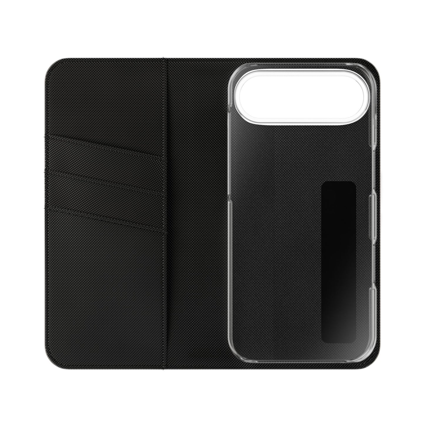 Christian Flip Phone Case — "Jesus Is My Lord and Savior" Purple Bow Plaid Wallet