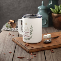 Load image into Gallery viewer, "Wrapped in His Grace" Christmas Insulated Coffee Travel Mug