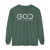 Load image into Gallery viewer, "God Over Everything" Long Sleeve Tee