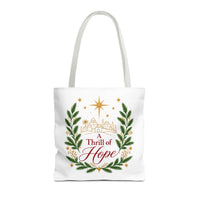 Load image into Gallery viewer, "A Thrill of Hope" Tote Bag
