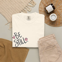 Load image into Gallery viewer, “God Said Be Still” Women’s Faith Tee
