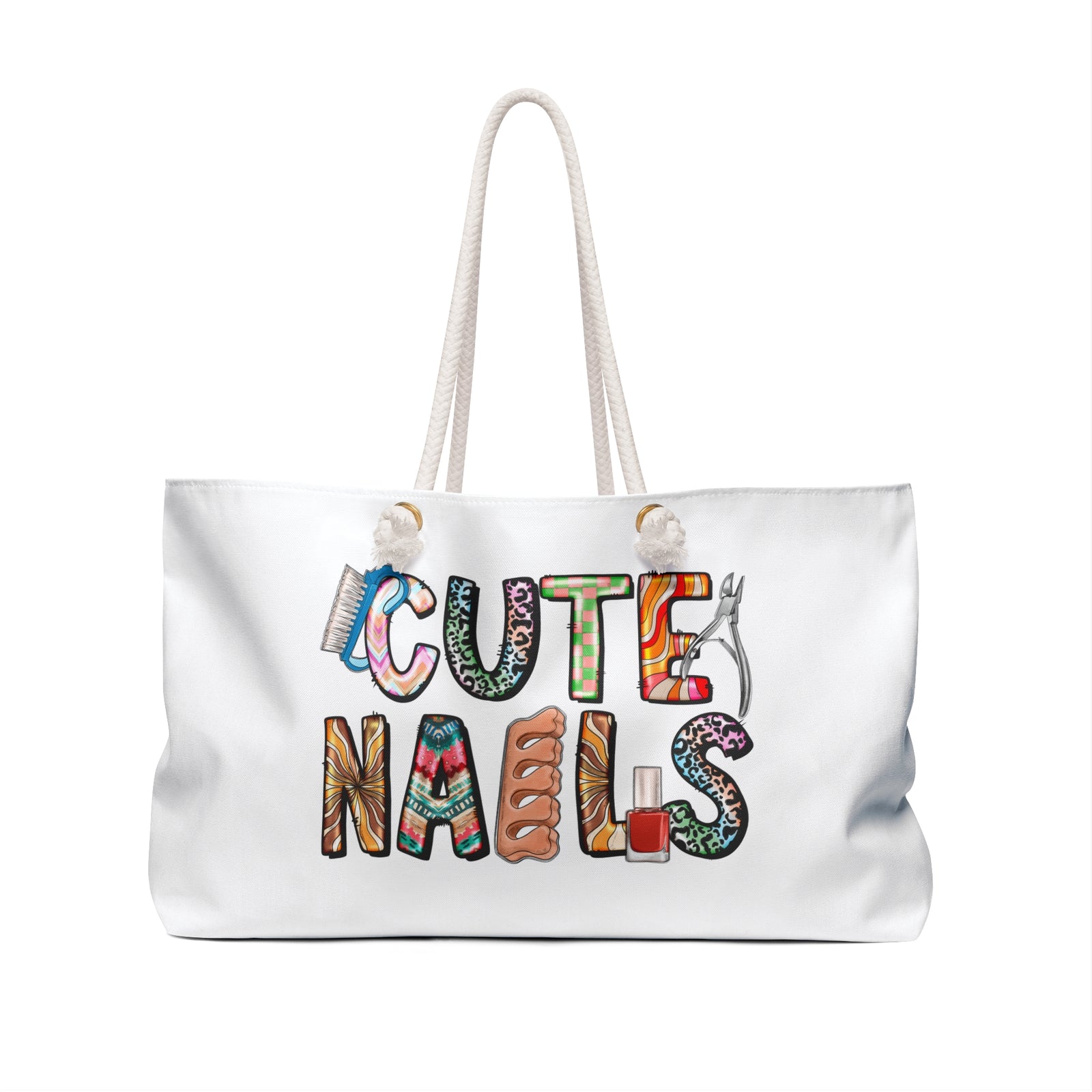 Cute Nails Weekender Bag — Nail Tech Travel Tote