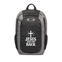 Load image into Gallery viewer, "Jesus Has my Back" Backpack