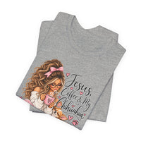 Load image into Gallery viewer, "Jesus, Coffee &amp; My Chihuahua" Tee