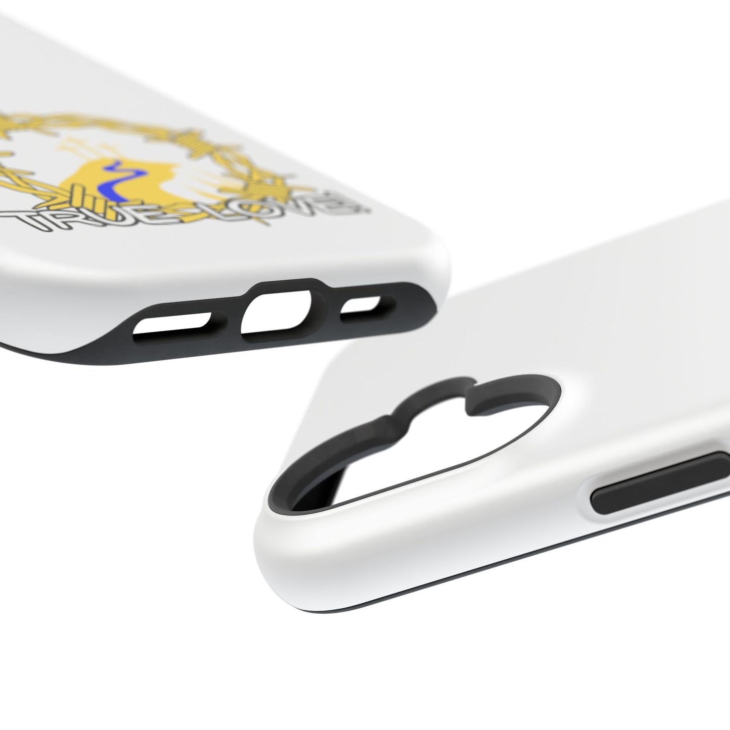 Impact-Resistant Phone Case — 'True Love' Crown of Thorns Faith Design