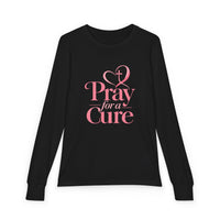 Load image into Gallery viewer, "Pray for a Cure" Youth Long Sleeve Tee