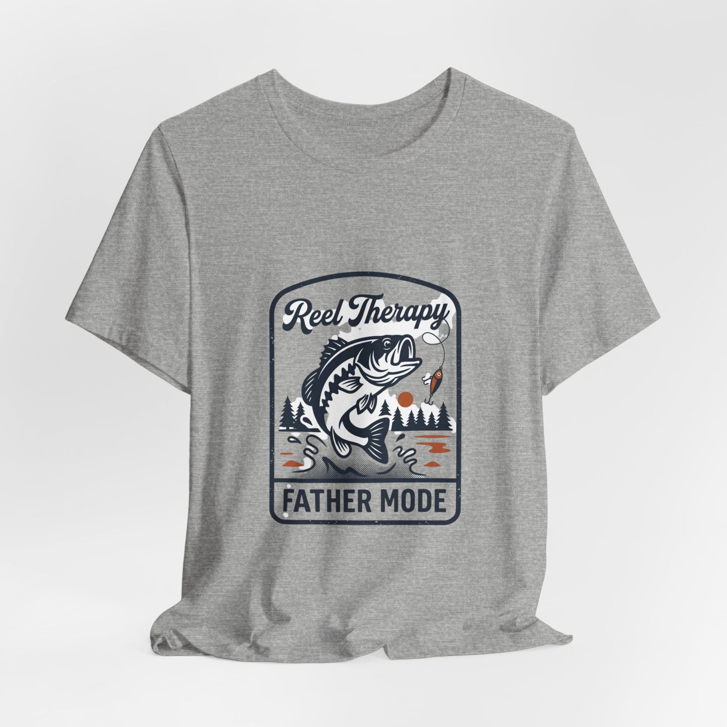 Reel Therapy Father Mode Tee | Fishing Dad shirt, Retro Outdoors Father’s Day