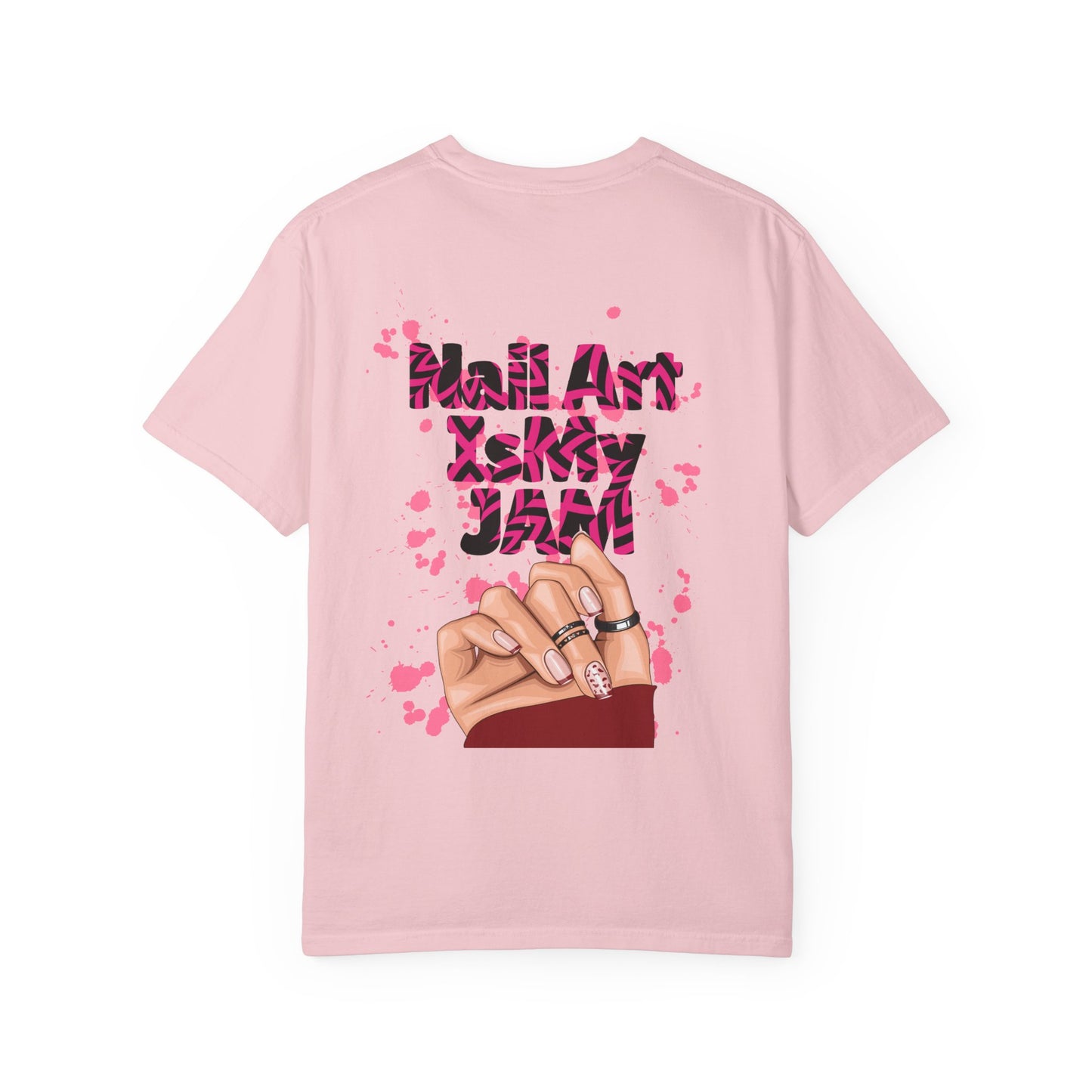 Nail Art Jersey T-Shirt — Graphic Nail Salon Design