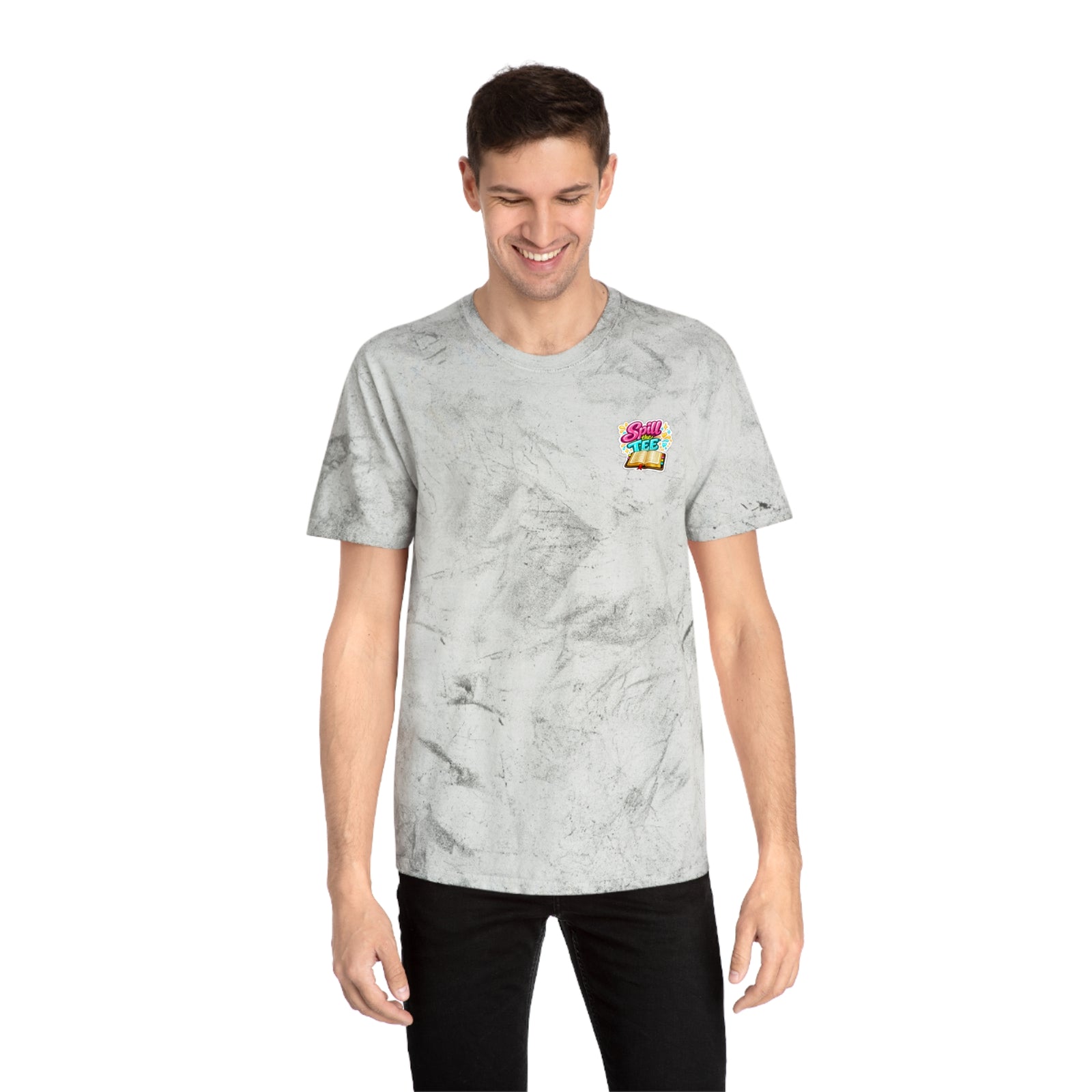 Faith Graphic T-Shirt — "I Hand God What I Cannot Handle" Color Burst Tee