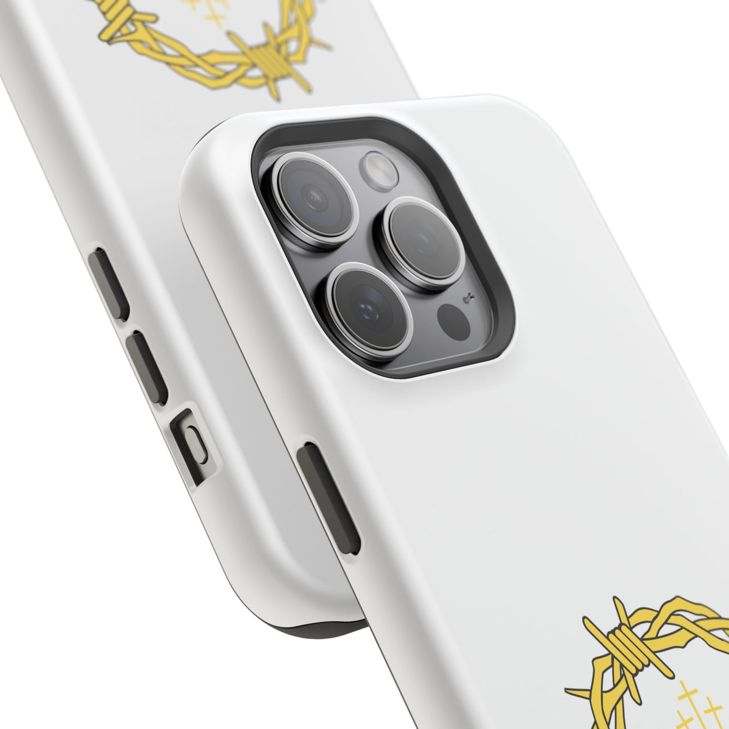 Impact-Resistant Phone Case — 'True Love' Crown of Thorns Faith Design