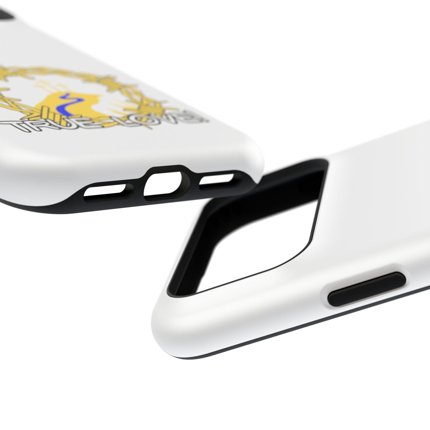 Impact-Resistant Phone Case — 'True Love' Crown of Thorns Faith Design