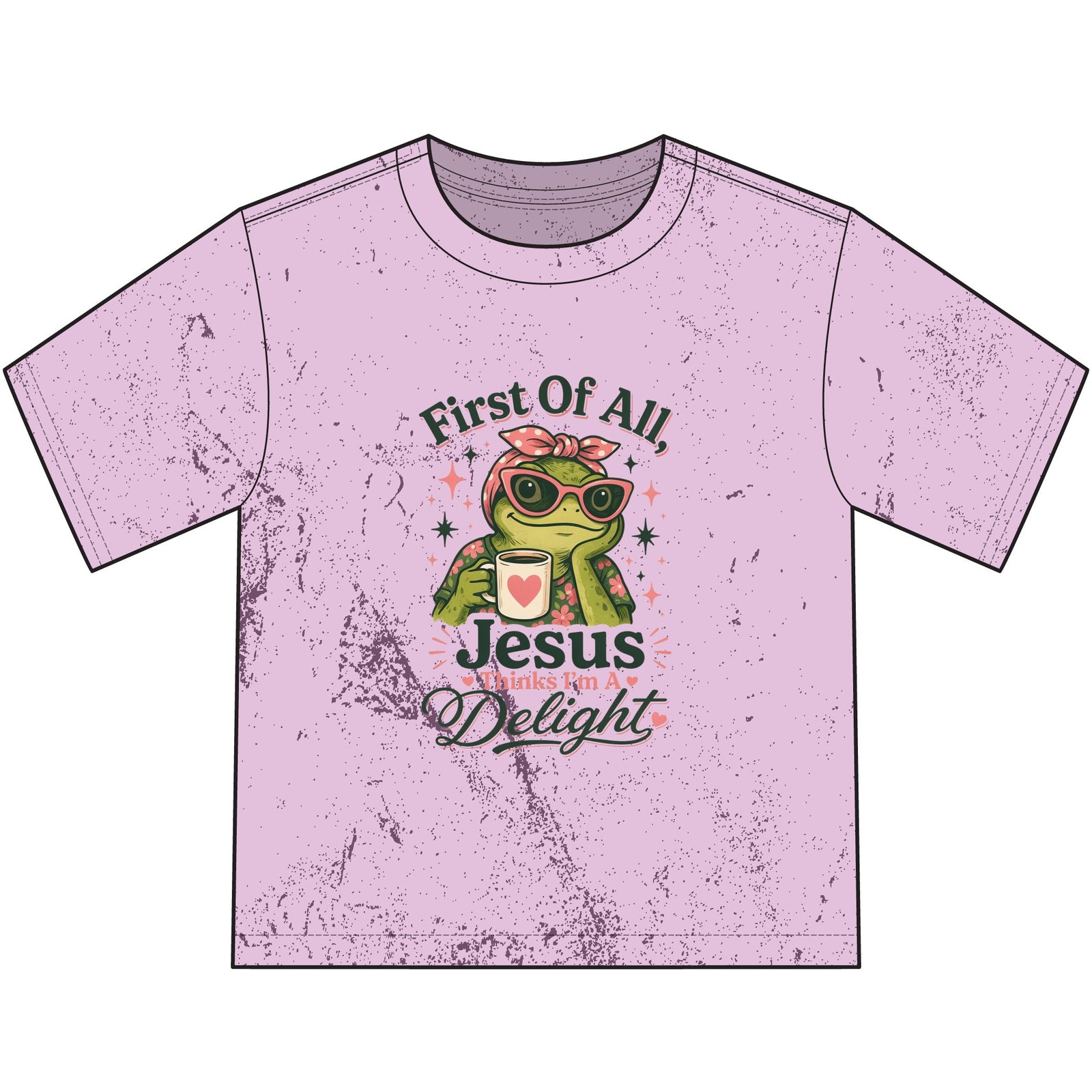 Kids "First Of All Jesus Thinks I’m A Delight" Frog T-Shirt