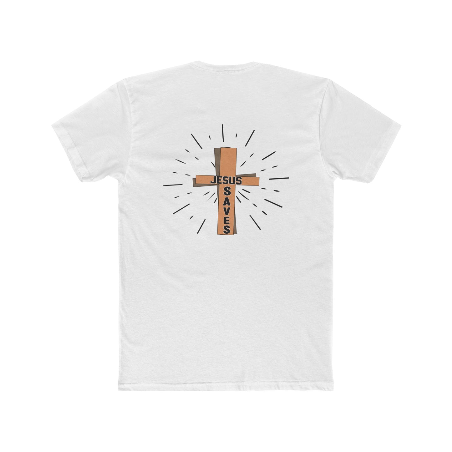Jesus Saves Cross T‑Shirt — Christian Faith Tee