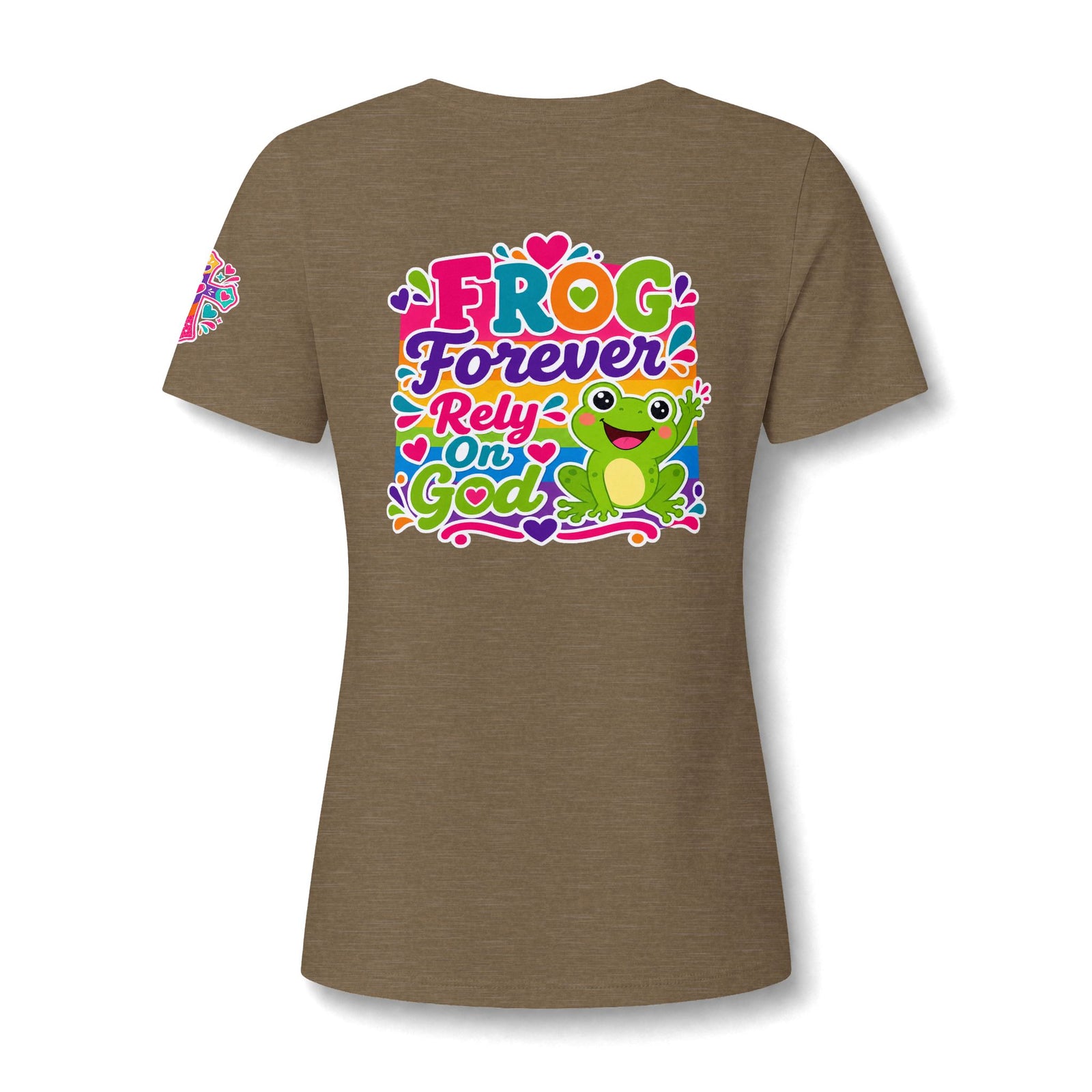 Women's Relaxed Heather CVC V-Neck Tee