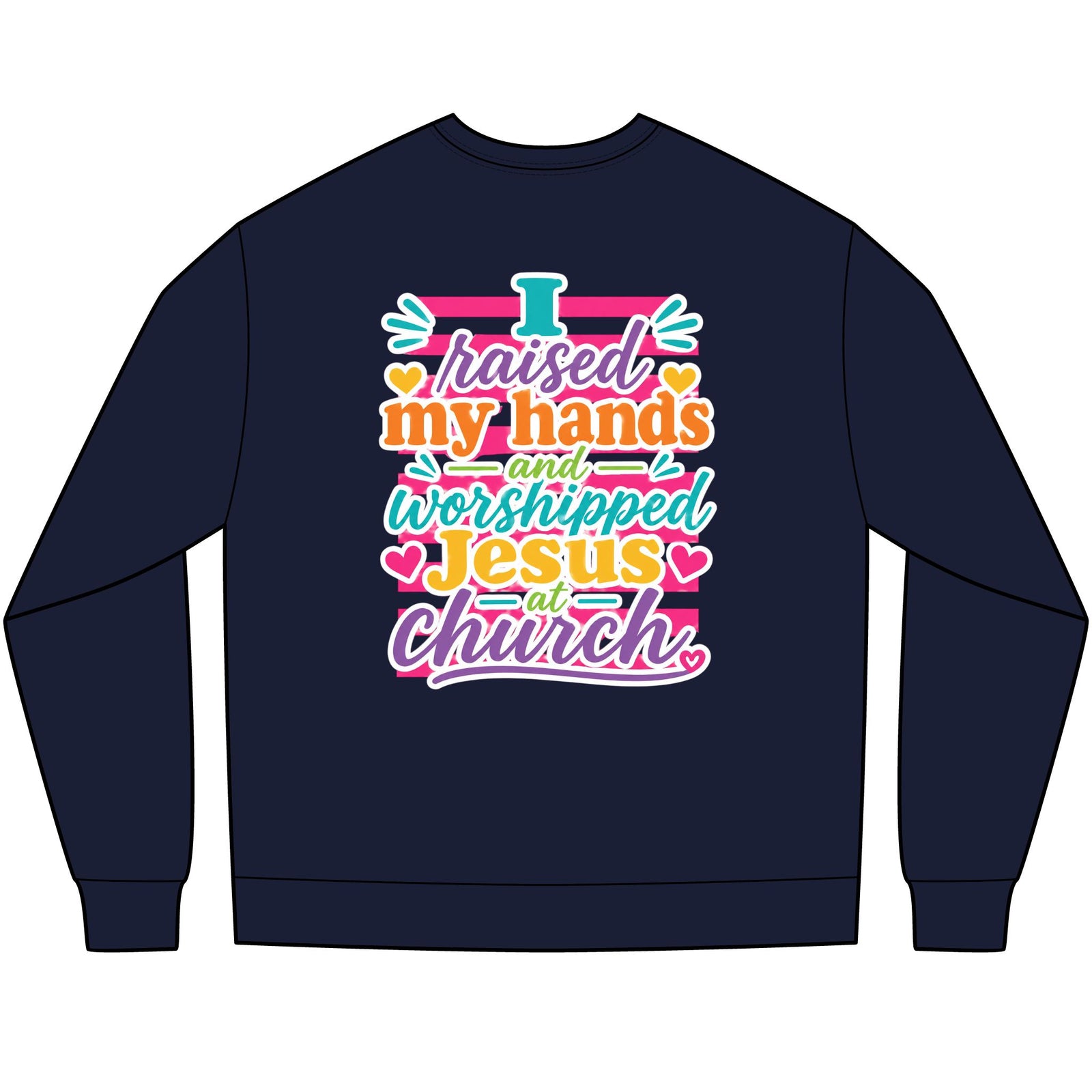 Long Sleeve Tee — Colorful Faith Shirt