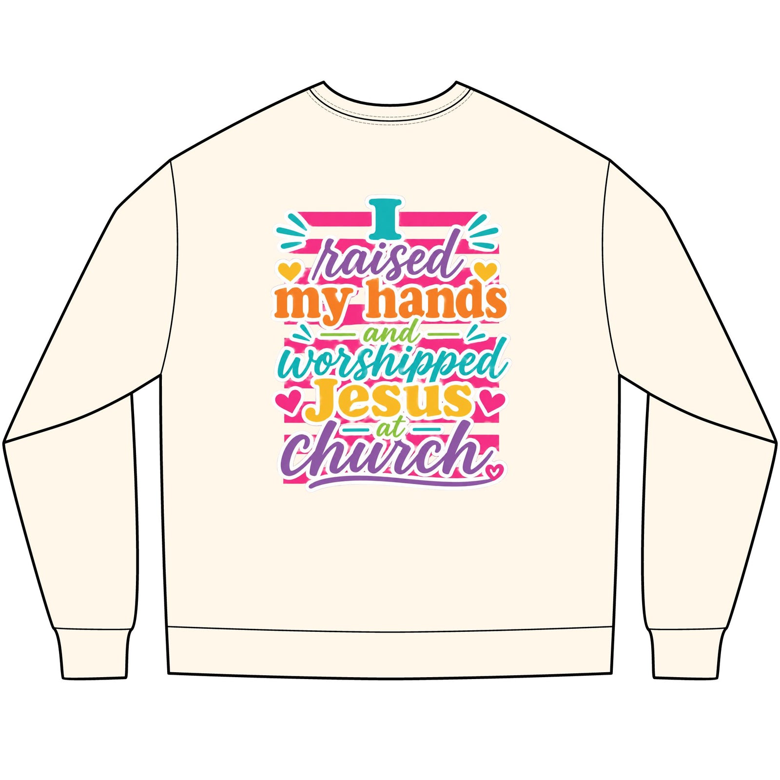 Long Sleeve Tee — Colorful Faith Shirt
