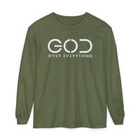 Load image into Gallery viewer, "God Over Everything" Long Sleeve Tee
