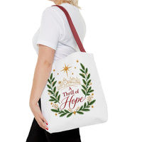 Load image into Gallery viewer, "A Thrill of Hope" Tote Bag