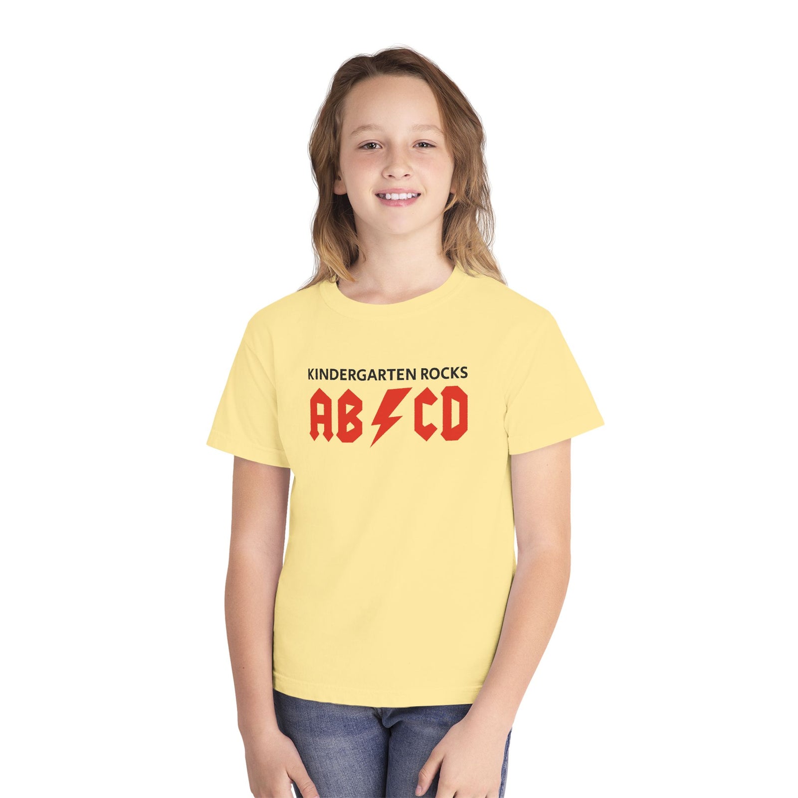 'AB/CD' Rock Band Style Kids Shirt