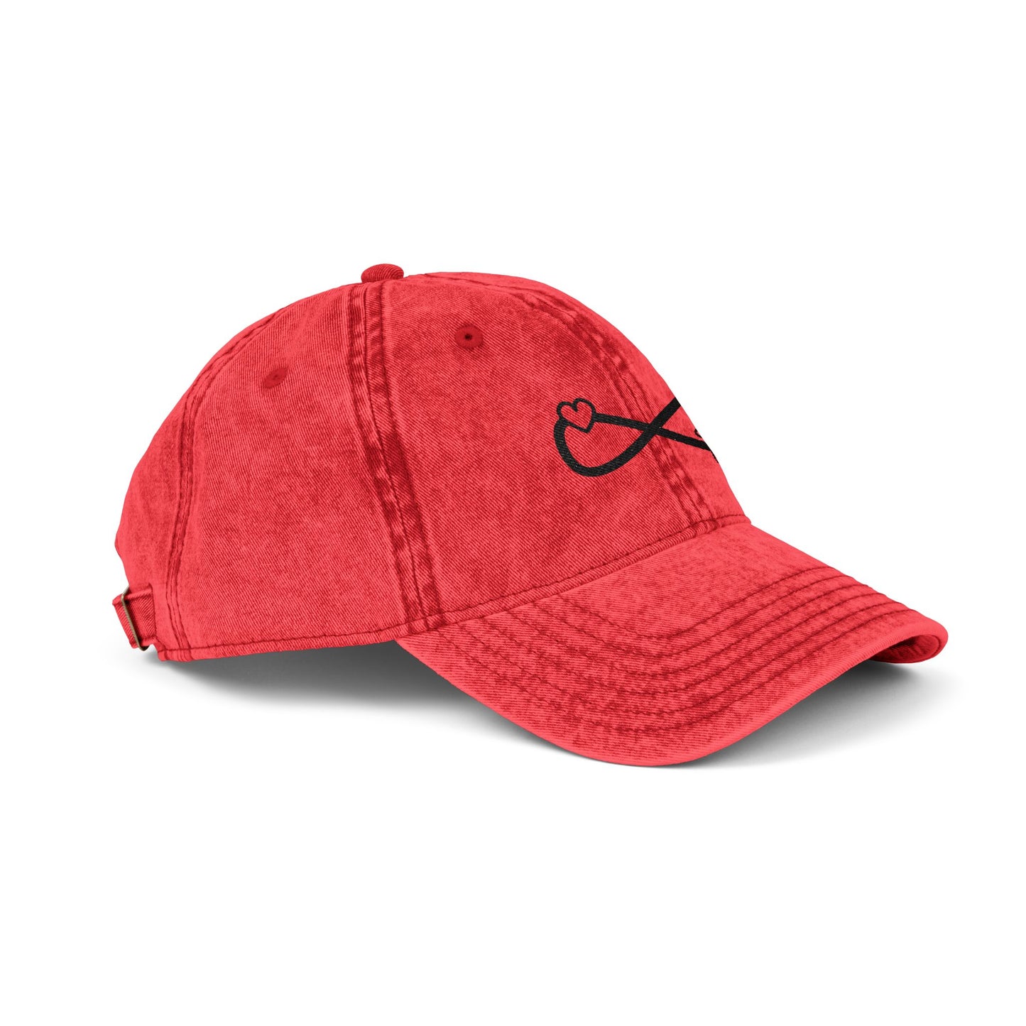 Washed-out Infinity Embroidered Cap