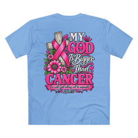 Load image into Gallery viewer, "My God Is Bigger Than Cancer" Tee
