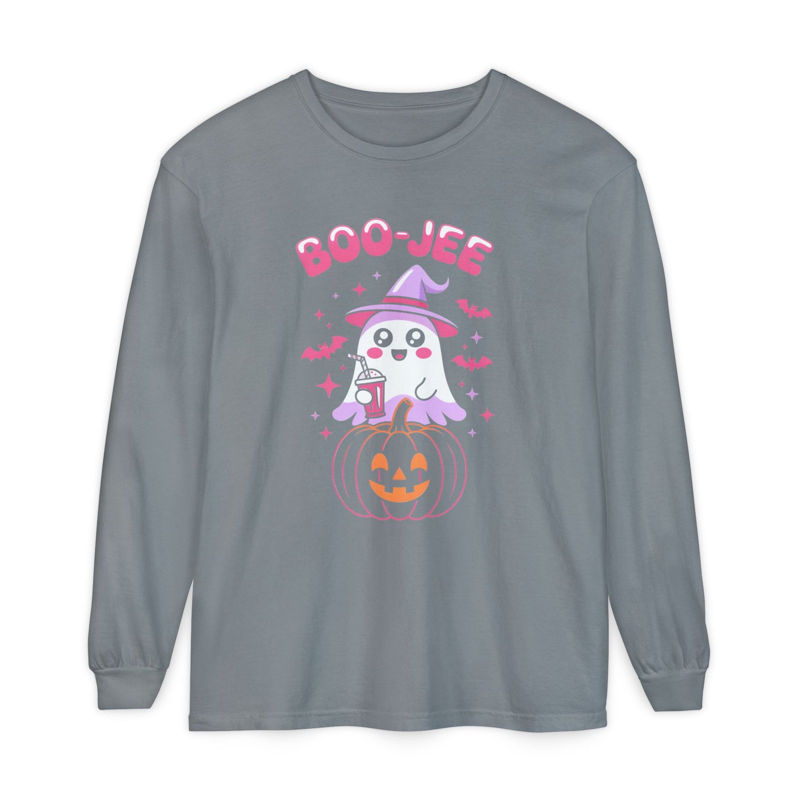 Halloween Ghost Long Sleeve Tee