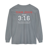 Load image into Gallery viewer, Team Jesus John 3:16 Long Sleeve T-Shirt