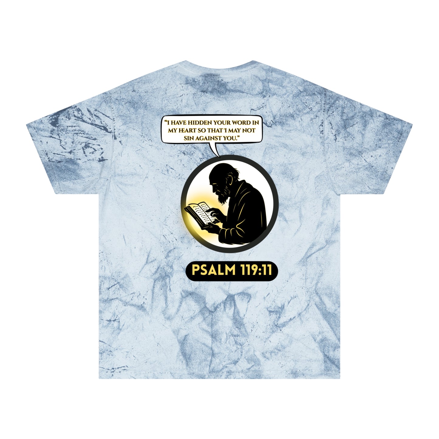 Psalm 119:11 Tie-Dye T-Shirt — Christian Prayer Graphic Tee