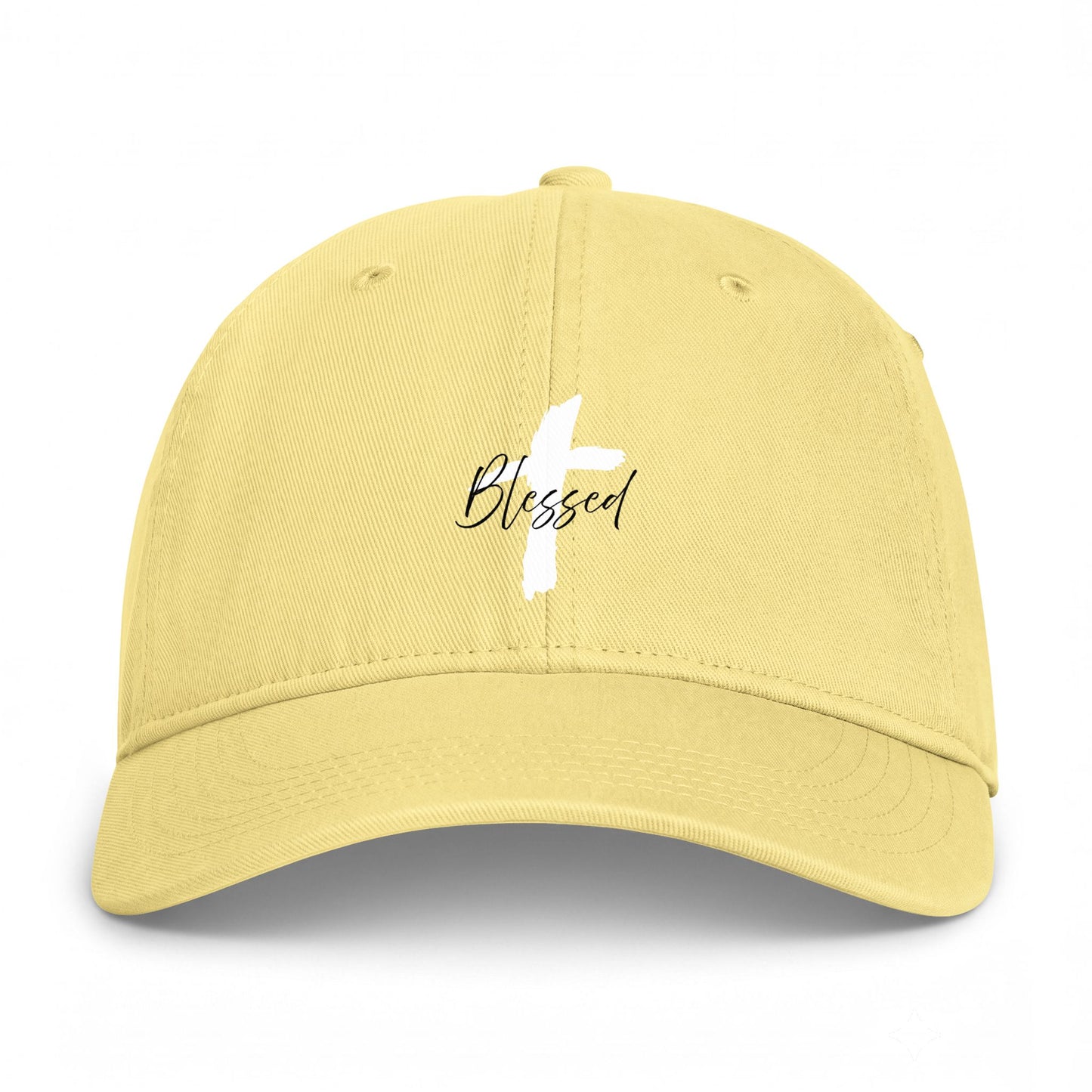 Blessed Cross Baseball Cap — Coastal Washed Cotton Hat
