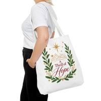 Load image into Gallery viewer, "A Thrill of Hope" Tote Bag
