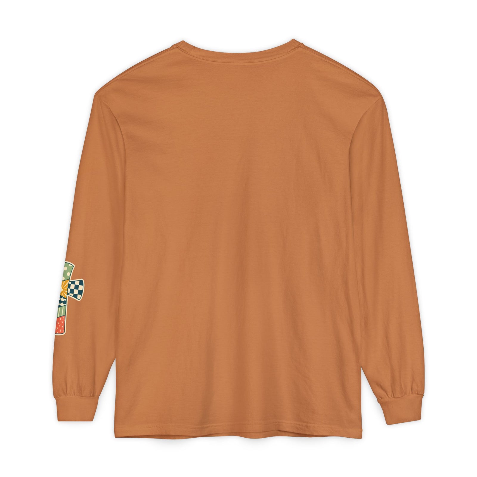 Pray, God, Repeat Long Sleeve Tee — 1 Thessalonians 5:17 Christian Shirt