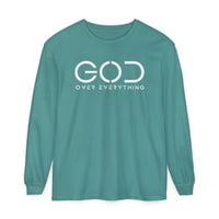 Load image into Gallery viewer, "God Over Everything" Long Sleeve Tee