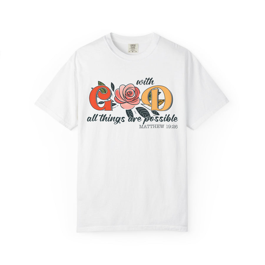"With God All Things Are Possible" Graphic Tee